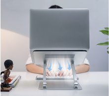 Cross border popular laptop infinite adjustable storage stand, heat dissipation portable metal tablet stand