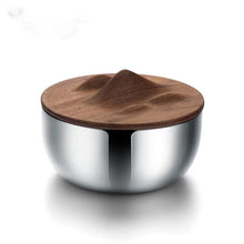 Luxury stainless steel tea storage jar with lid, Nordic internet famous storage box, candy jar decoration