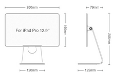Factory applicable flat magnetic suspension bracket iPad 12.9-inch desktop office bracket rotating aluminum alloy wholesale