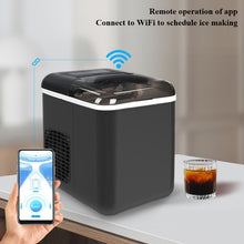 Ice making machine, commercial household, small dormitory, student, intelligent mini fully automatic round ice making machine