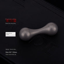 Titanium alloy bone non fingertip gyroscope EDC zirconium ZR Damascus titanium horse bone forget worry stone