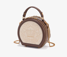 Xiao C&K Autumn Bag for Women 2024 New Light Luxury Handheld Round Cake Bag Crossbody Small Round Bag Chain Phone Small Bag