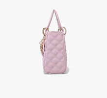 Official website Little C&K Pink Diamond Grid Daifei Bag for Girls' Birthday Gift 2024 New Light Luxury Handbag Crossbody Bag