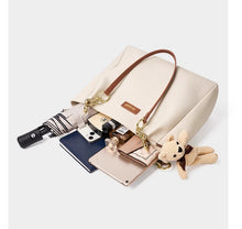 Okun Tote Bag 2024 New Work Commuter Bag Leather Large Capacity Women's Bag Women's Single Shoulder Bag Class Big Bag