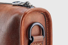 Emperor Paul's genuine leather men's handbag, male text bag 2024 new model, top layer cowhide crossbody handbag, business retro fashion