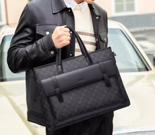 GOLF new men's briefcase business handbag, vintage fashion computer bag, large capacity lawyer's official men's bag