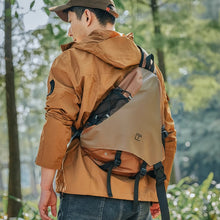 Mountain style crossbody bag, trendy brand, outdoor hiking waterproof cycling bag, commuting men's bow and arrow bag, retro single shoulder backpack for men