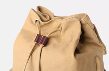 Retro men's canvas backpack, college student backpack, trendy casual large capacity travel bag, backpack, men's bag