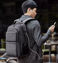 Postdan's new men's backpack backpack for commuting and business trips, large capacity student computer bag, business backpack for men