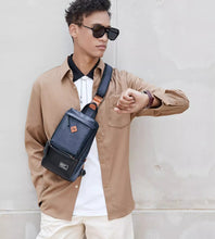 Scarecrow chest bag men's bag trendy brand sports men's crossbody bag casual small backpack large capacity shoulder bag summer