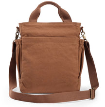 Postman bag, men's laptop bag, multifunctional briefcase, business shoulder bag, canvas crossbody, large capacity backpack