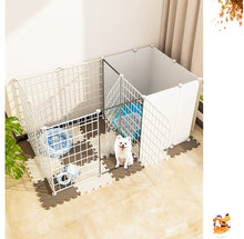 Kou Ribbon Toilet Area Dog Fence Home Pet Fence with Door Dog Fence