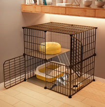 Kosi cat cage does not occupy space and saves space. It is a small indoor unit with a double layered cat house