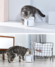 DOGNESS Pet Automatic Water Dispenser Cat and Dog Intelligent Water Dispenser Fully Automatic Circulation Flow Small 1L White D03