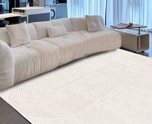 Cream style carpet, living room waterproof, stain resistant, erasable, no wash 2024 new coffee table mat, light luxury high-end bedroom floor mat