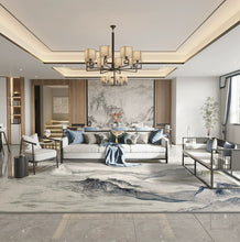 Juhua New Chinese Carpet Living Room Luxury Light Luxury Simple Bedroom Chinese Villa Ink Landscape Painting Sofa Carpet