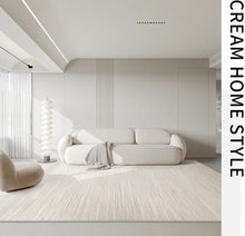 Kezi Italian Minimalist Light Luxury Carpet Living Room Waterproof Premium Art Tea Table Carpet Modern Minimalist Bedroom Bedside Carpet