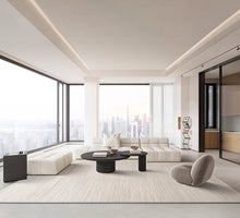 Kezi Italian Minimalist Light Luxury Carpet Living Room Waterproof Premium Art Tea Table Carpet Modern Minimalist Bedroom Bedside Carpet