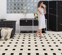 AOVOC Blackrock Apartment Living Room Carpet Bedroom French Luxury Retro Chessboard Sofa Tea Table Clothes Hat Room Floor Mat