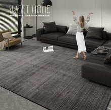 Carpet living room Italian minimalist, light luxury, high-end feeling 2024 new black gray, dirt resistant, erasable sofa, coffee table floor mat