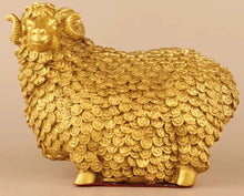 Pure Copper Sheep Ornament Wanfu Sheep Zodiac Sheep Leader Home Living Room Office Desktop Decoration Copper Sheep Sheep