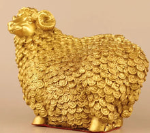 Pure Copper Sheep Ornament Wanfu Sheep Zodiac Sheep Leader Home Living Room Office Desktop Decoration Copper Sheep Sheep
