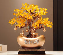 Fortune tree, Money tree, Gold yuan treasure, New Chinese style ornaments, Office front desk, Wine cabinet decoration, housewarming and opening gifts