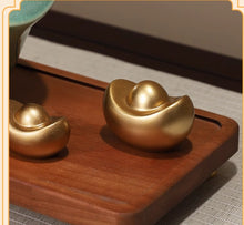 Ceramic treasure trove ornaments attract wealth, new Chinese style home, living room, office high-end decorations, opening gifts