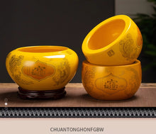 Treasure collection basin ornaments attract wealth, accumulate wealth, home decoration, Jingdezhen ceramics housewarming, opening for business, attract wealth, treasure chest, gift giving