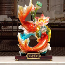 Every year, there is a surplus of brocade, carp, wealth, decoration, living room, home, wine cabinet, moving to a new home, office decoration is like a fish in water