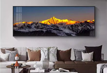 Living room decoration painting backed by Jinshan light luxury grand sofa background wall hanging painting office landscape single painting