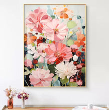 Dafen Oil Painting Village Living Room Hanging Cream Abstract Flower Restaurant Mural Nordic Fresh Desktop Decoration Painting