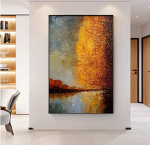 Dafen Oil Painting Village Wabi Sabi Wind Entrance, High Grade, Pure Hand Painted Oil Painting, Sofa, Living Room, Background Wall, Hanging Decoration Painting
