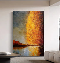 Dafen Oil Painting Village Wabi Sabi Wind Entrance, High Grade, Pure Hand Painted Oil Painting, Sofa, Living Room, Background Wall, Hanging Decoration Painting