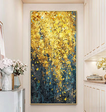Fortune Tree Hand drawn Oil Painting Entrance Decoration Painting Dafen Village Oil Painting Welcoming Spring Flowers Living Room Corridor Hanging Painting