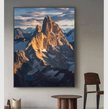 Rizhao Jinshan Scenic Living Room Decoration Painting Entrance Wall Mural High End Luxury Office Study Hanging Painting