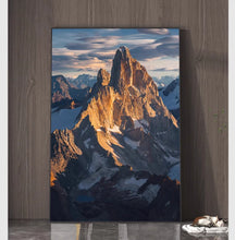 Rizhao Jinshan Scenic Living Room Decoration Painting Entrance Wall Mural High End Luxury Office Study Hanging Painting