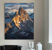 Rizhao Jinshan Scenic Living Room Decoration Painting Entrance Wall Mural High End Luxury Office Study Hanging Painting