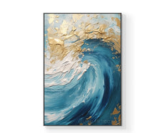 Hanging paintings, decorative paintings, living rooms, modern minimalist abstract art, floor paintings, waves, high-end feeling, sofas, background walls, murals