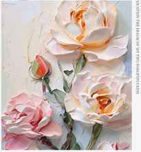 Dafen Oil Painting Village Living Room Sofa Background Wall Decoration Painting Cream Wind Flower Floor Painting Artistic Sense Entrance Hanging Painting