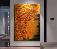 Hand drawn abstract three-dimensional oil painting, entrance entrance entrance texture hanging painting, modern minimalist living room sofa background wall decoration painting