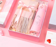 Shanghai Story 100% Wool Scarf Female Winter Pink Girl Birthday Gift for Girlfriend Girlfriend Gift Set