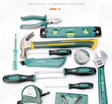 SATA Home Toolbox Set Hardware Repair Complete Set Multi functional Home Lithium Electrician Combination Tool