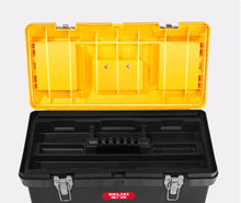 Delixi Toolbox Set Home Industrial Multi functional Car Electrician Storage Box Hardware Folding Three Layer