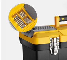 Delixi Toolbox Set Home Industrial Multi functional Car Electrician Storage Box Hardware Folding Three Layer