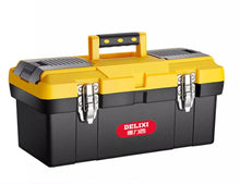 Delixi Toolbox Set Home Industrial Multi functional Car Electrician Storage Box Hardware Folding Three Layer