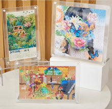 Acrylic creative painting popular children's puzzle toys, picture frame clips, high-definition printing puzzle, trendy toy customization