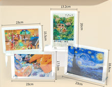 Acrylic creative painting popular children's puzzle toys, picture frame clips, high-definition printing puzzle, trendy toy customization