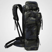 Multi functional and large capacity men's internet famous backpack, waterproof camouflage, outdoor hiking lightweight travel bag, women's