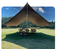 Naturehike Nuke flush gable roof titanium black glue canopy tent outdoor camping equipment silver coated hexagonal sunshade